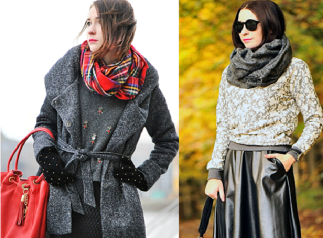 Как правильно сочетать шарф с пальто по цвету и фасону: 30 крутых подсказок