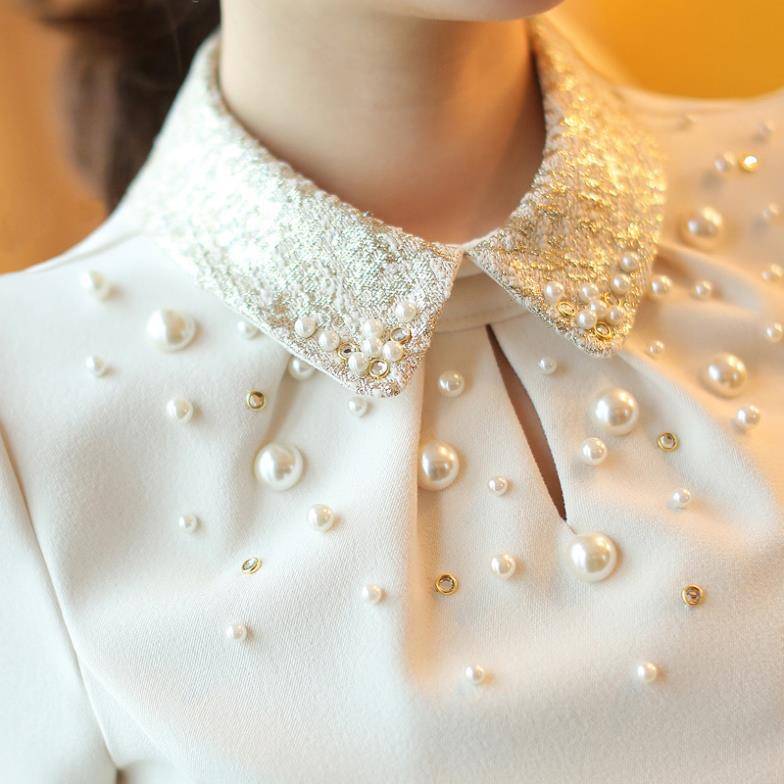 Сияющие свадебные платья с камнями, стразами, жемчугом, бисером – обзор моделей