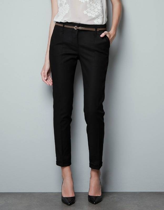 С чем носить черные брюки? 50 модных идей с фото