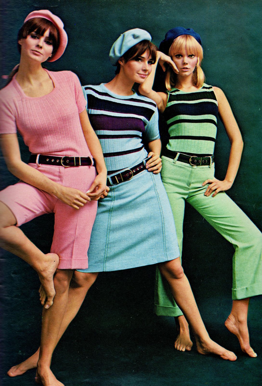 Мода 60-х годов женщины Франция