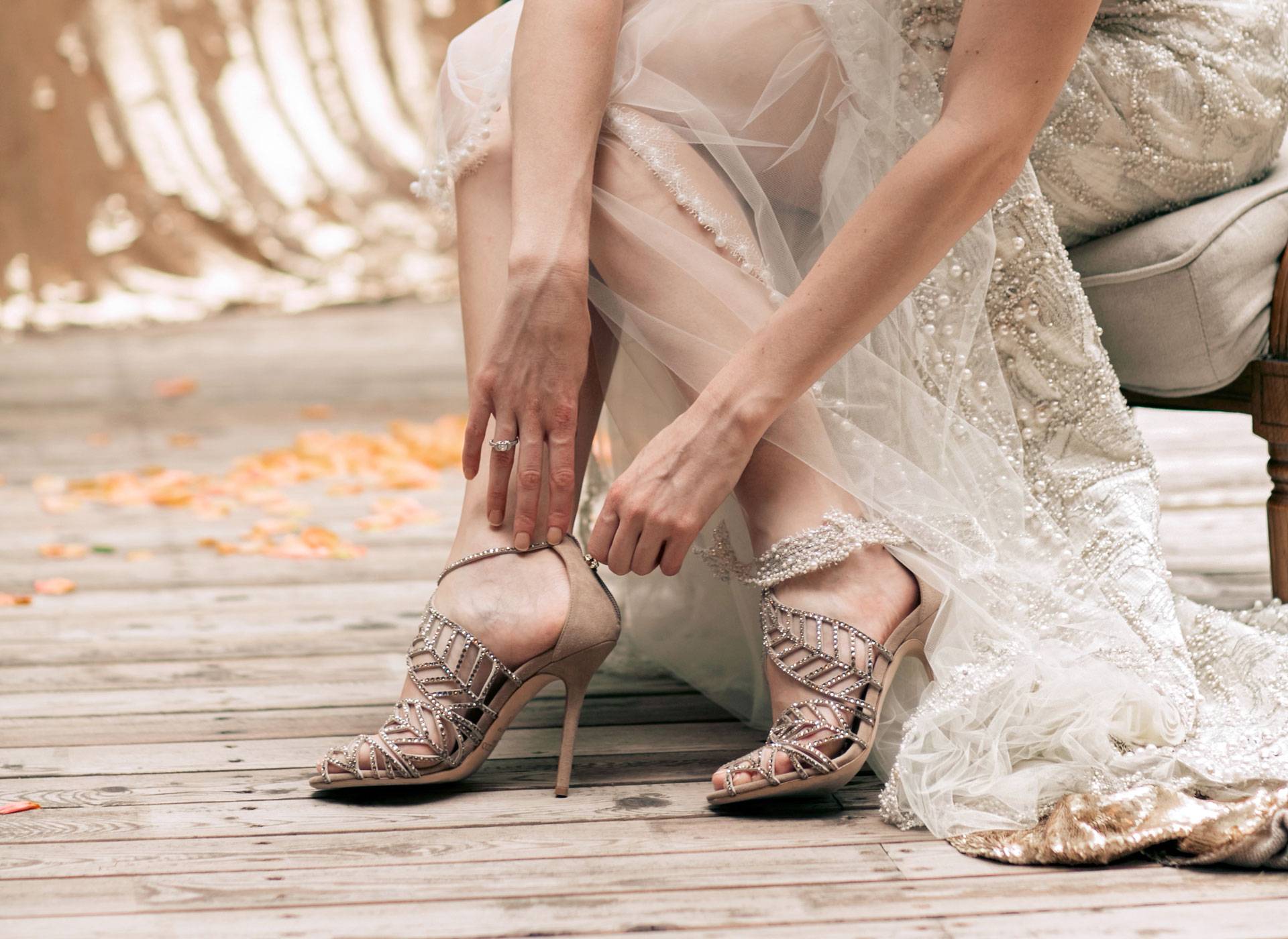 Туфли на свадьбу невесте - фото наиболее красивых моделей