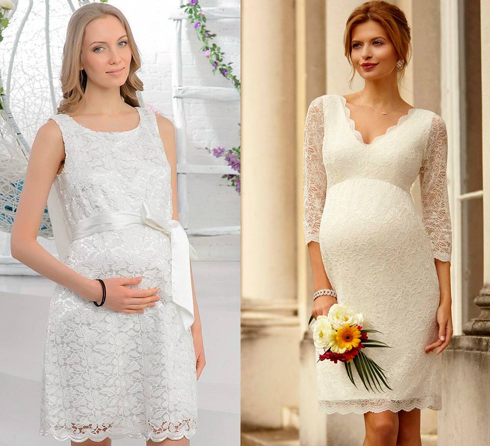 Свадебные платья для беременных: правила выбора (239 фото)