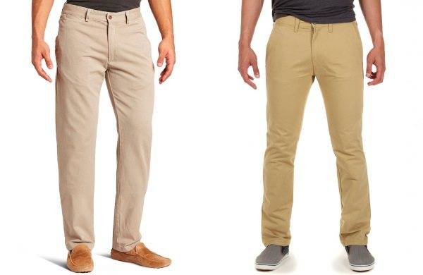 Мужские брюки чинос: как они выглядят и с чем носить штаны бежевого, серого, черного, синего и других цветов, как правильно их подворачивать, фото