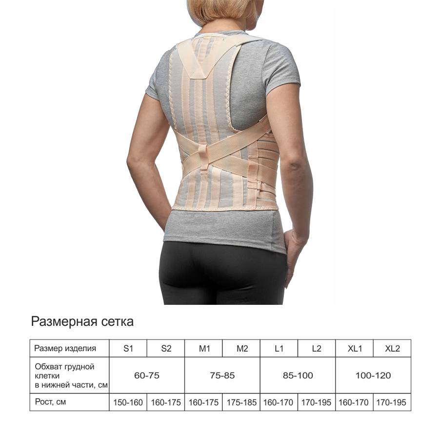 Ортопедический корсет для спины и позвоночника: как выбрать и носить