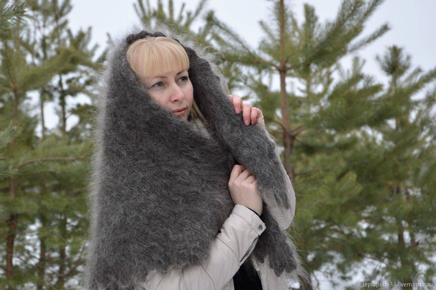 Как правильно выбрать оренбургский пуховый платок