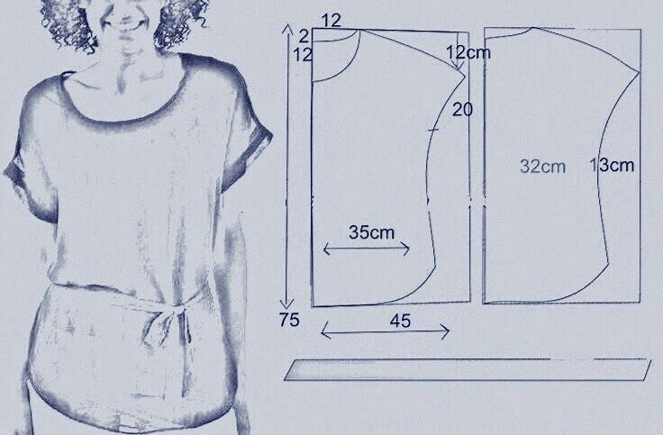 Как уменьшить размер блузки — на 1 / 2 размера меньше. 7 способов