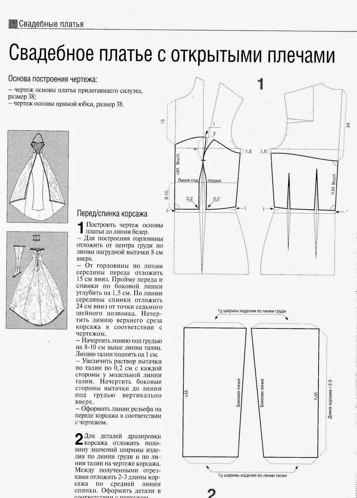 Свадебные платья в греческом стиле Часть вторая, раскрой и пошив