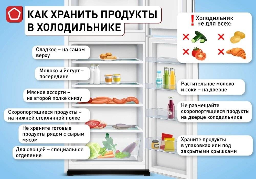 Картинка хранение продуктов