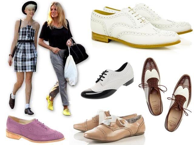 С чем носить женские оксфорды? вариант повседневной обуви