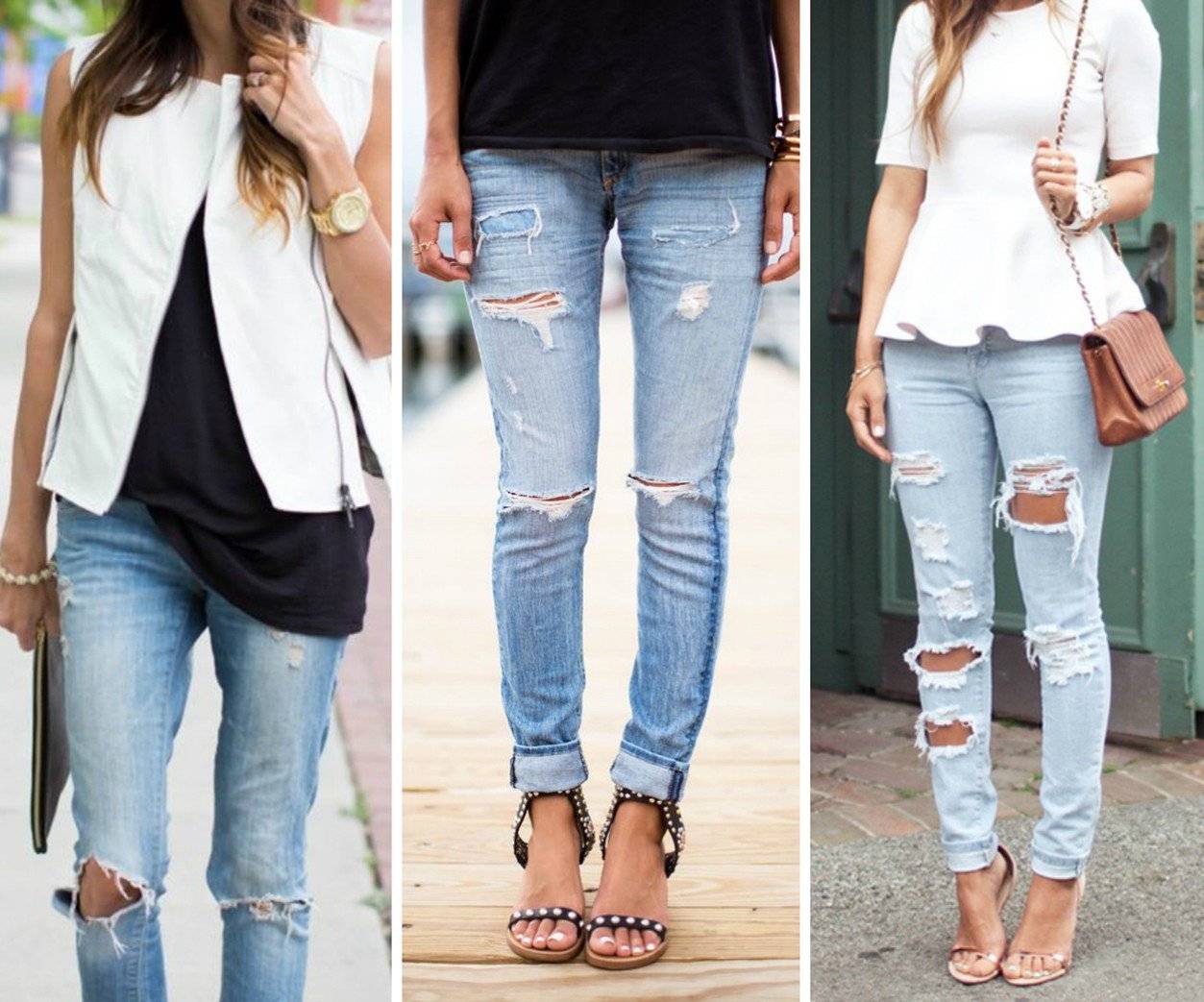 Рваные мужские джинсы и современные тренды