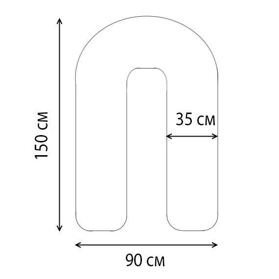 Схема для подушки для беременных