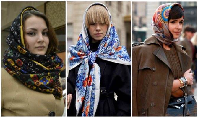 Как носить шарф и платок с пальто в 2020 году