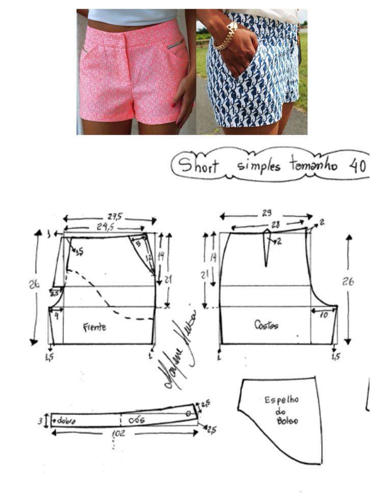 Как своими руками сшить шорты: пошаговая инструкция, выкройка женских летних юбки-шорт, мужских и детских