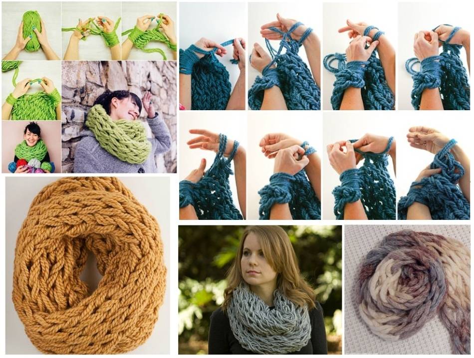 Как связать шарф спицами. различные модели.