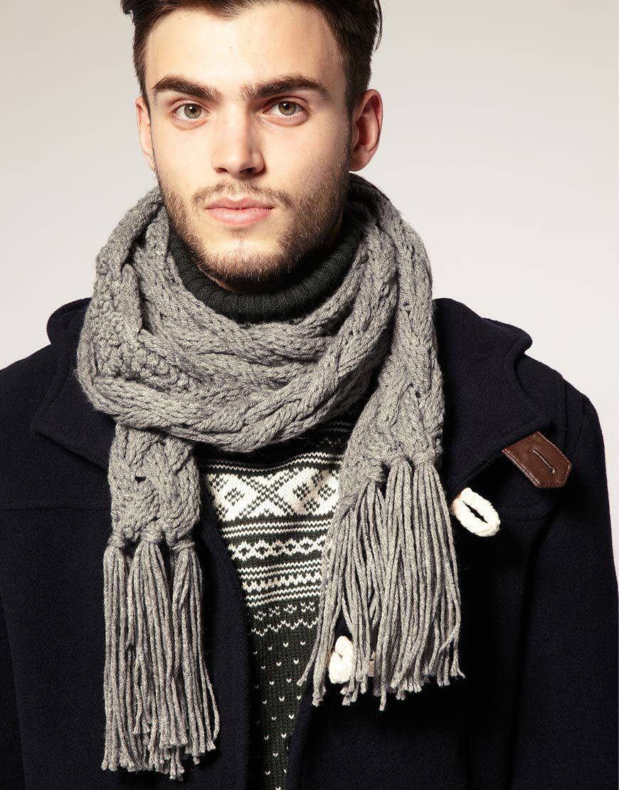 Как завязать мужской шарф - 6 способов для стильного мужчины
