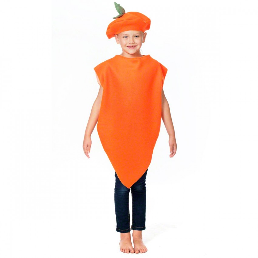 Как сшить костюм морковки для девочки: лучшие идеи. как сшить оригинальный детский карнавальный костюм собственными руками простой костюм морковки из подручных материалов