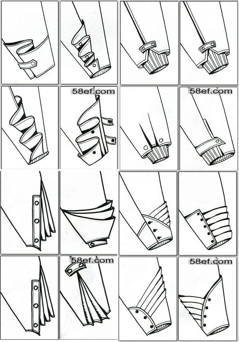 Обработка рукавов с манжетами - раздел 2 - технология швейного производства