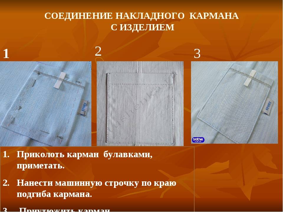 Карман с листочкой: мастер класс и пошаговая инструкция с фото и видео-уроками для начинающих