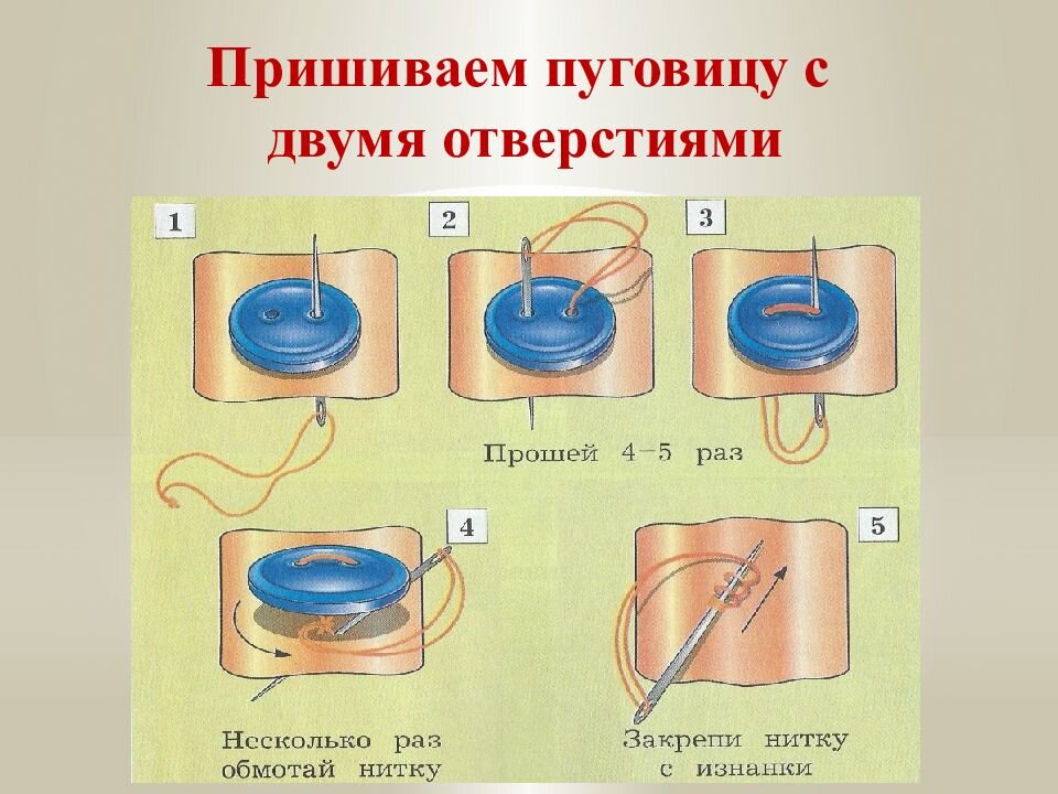 Застежки: 8 способов пришивания, вышитые пуговицы, схемы